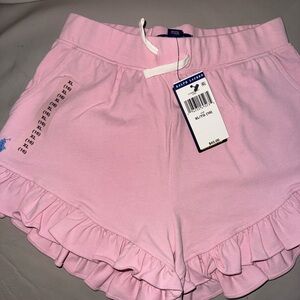 Polo Ralph Lauren Pink Ruffle Shorts